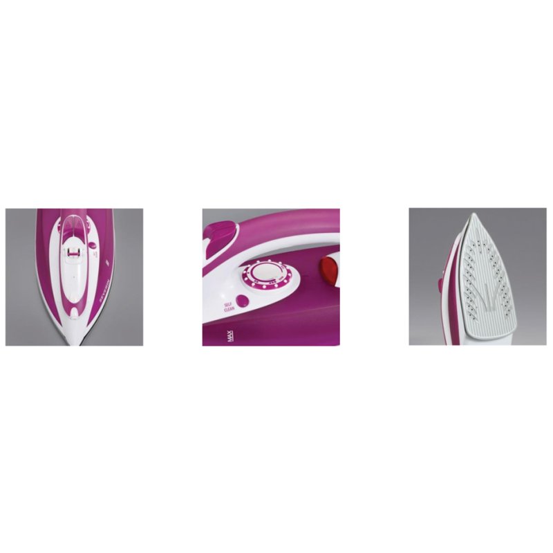 SEVERIN fer à vapeur BA 3243, blanc/violet, 2400 W, 200 ml